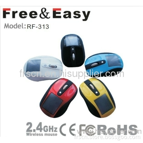 Rechargeable Solar Battery 2.4g Wireless Solar Mouse